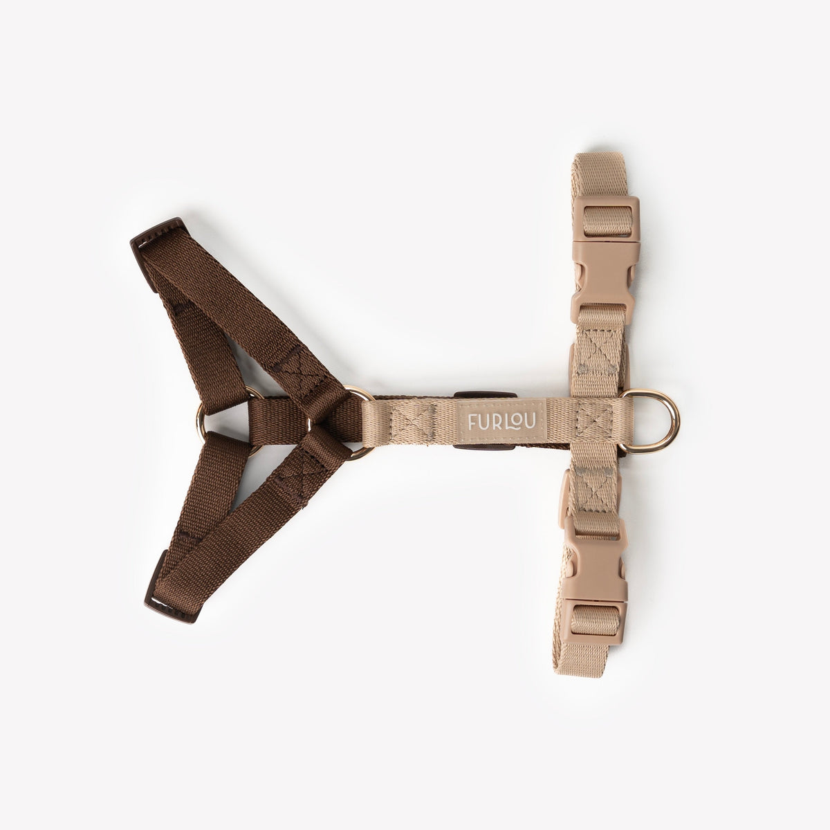 Everyday Dog Harness – Brown & Tan