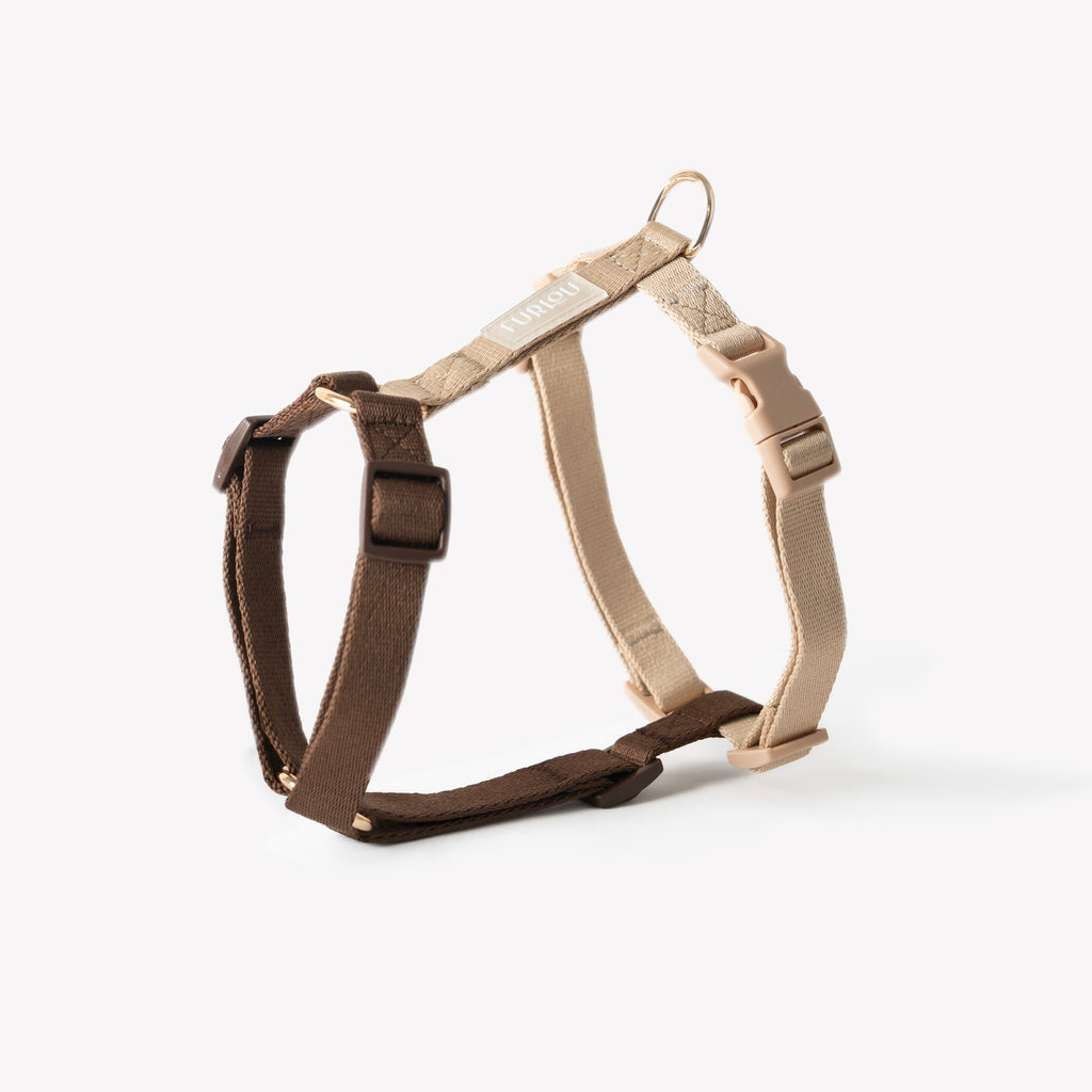 Everyday Dog Harness – Brown & Tan